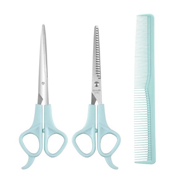 hair scissors 3 in 1 set accessory professional scisors barber accessories thinning comb cutter for cutting clipper eyebrow shop